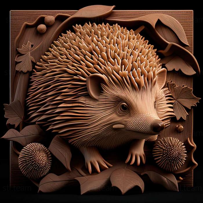 3D model hedgehog (STL)